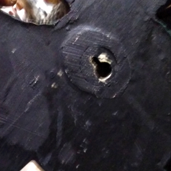 Black chicken "Home is where the heart it" wall decoration - Picture 3 of 3